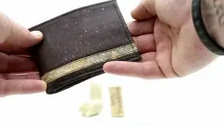 Ultra Slim Kork Geldtasche 'NUNO vintage'