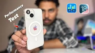 iPhone 13 on iOS 18 - GeekBench Scores Test