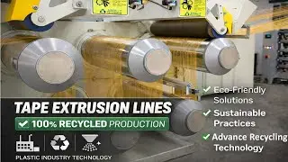 PP/HDPE Tape Extrusion Line | Tape Plant | High-Speed Raffia Tape Stretching Line