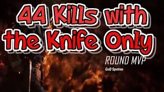 CrossFire X First Impressions With The Knife Only Gameplay 44 Kills (MADNESS)