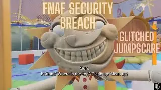 collecting the mazercise ticket and glitched jumpscare (fnaf security breach pt 8)