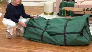Bethlehem Lights Heavy Duty Christmas Tree Storage Bag on QVC