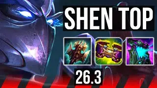 SHEN vs ZAAHEN (TOP) | 32K damage | KR Grandmaster | 26.3