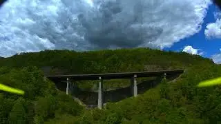 Drone Flight Over Powell Valley in Big Stone Gap Virginia