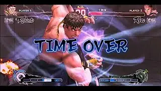 TIME OVER FAILS super street fighter 4 AE e ultra street fighter 4