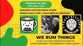 REGGAE JAMAICA MUSIC CULTURE CONVENTION AT BLESSEDLOVE RECORDS SHOP