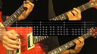 Young Lust Pink Floyd - Guitar TAB Part 1/5 www.FarhatGuitar.com