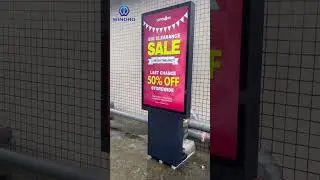 Outdoor Waterproof Digital Advertising LCD Display Kiosk | All-Weather Smart Signage