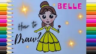 How to Draw Belle? || Step By Step Easy Drawing || Easy to Draw for kids || Kids Learning Videos