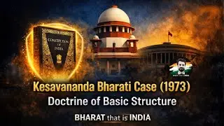 Kesavananda Bharati Case (1973) Explained | Doctrine of Basic Structure | BHARAT that is INDIA