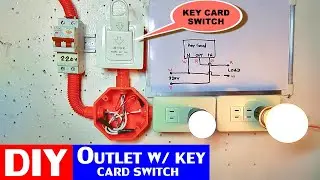 PAANO LAGYAN NG KEY CARD SWITCH ANG OUTLET