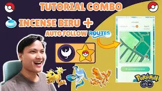 METODE RAHASIA AUTO ROUTE + INCENSE BIRU❗99% ORANG BELUM TAU🤯| Pokemon GO #pgsharp