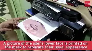 Corona fashion faceprint masks its amazing