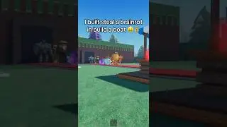 I built steal a brainrot in build a boat 🤑 #roblox #coems