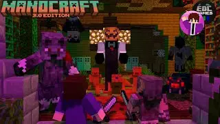 Encontramos una mansi&oacute;n embrujada en Manocraft 3.0! 🎃👻