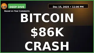 Bitcoin $86K SLIDE EXPLAINED: DEEP DIVE