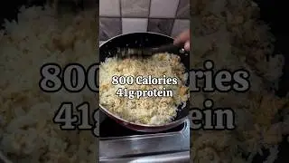 High Calories Bulking Meal 🦍#fitness #mealprep #shorts