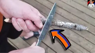 Whittling, but I have to use a Butter Knife