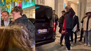 Sinner Celebrates with Fans Outside the Arena after Winning Paris 2025 Title - Wholesome Moments