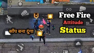 FREE FIRE 😈ATTITUDE STATUS ⚡️⚡️