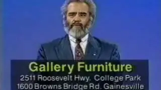Gallery Furniture (Ask for the Wolfman) 1995-96