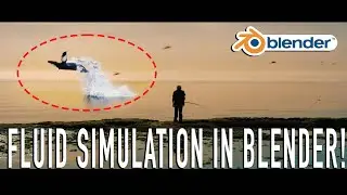 Blender Fluid Simulation Tutorial: Mantaflow in Live Action footage