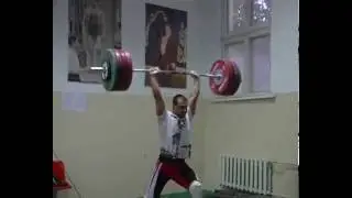 Ilya Ilin 230 kg c&j on training