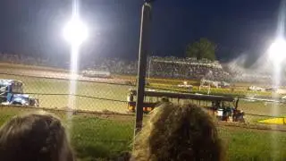 Battle of the Buses at Cedar Lake Speedway