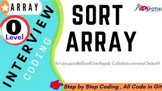 8_8 Write a Java program to sort the numeric array using “Arrays parallelSortuserInput,Collections r