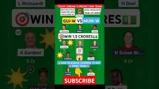 guj w vs mum w dream11 prediction,guj w vs mum w dream11,#shorts #youtubeshorts #short #viralshorts