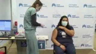 California doctors and nurses get 2nd vaccination