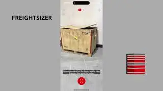 📦 FreightSizer - 3D Freight Measurement App - Easily scan and dimension an irregular crate.