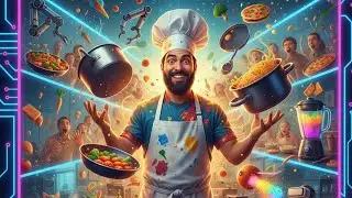 AI Cooking Comedy: The World&rsquo;s Funniest Failing Chef | Kitchen Chaos Compilation