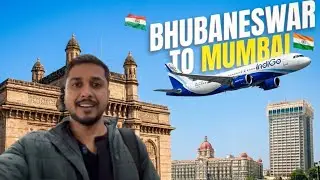 Bhubaneswar To Mumbai With Indigo Flight 🇮🇳 Mumbai Vlog 🔥