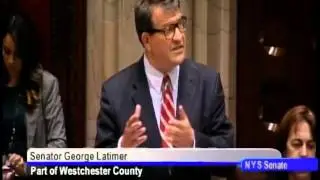 Senator George Latimer session remarks on S.967