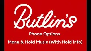 Butlins - Phone Options Menu And Hold Music (With Hold Info)
