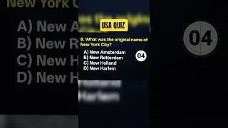 Викторина по США | Каково было первоначальное название Нью-Йорка? #usashorts #quiz #quizshorts #s...