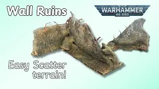 Ландшафт Warhammer своими руками | Стены, руины, разбросанный ландшафт для укрытия