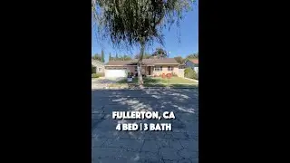 Fullerton Home For Sale | 4 bedrooms 3 bathrooms | Orange County Home Tour