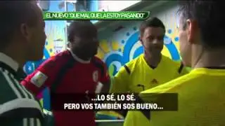 Vincent Enyeama - Nicola Rizzoli : You give Messi a lot of free kicks