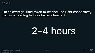 Enhancing End User Productivity with Network Assurance
