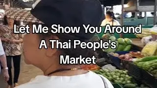 Let Me Show You A Real Thai Working Class Market. No Tourists Market. Living in Bangkok 🇹🇭