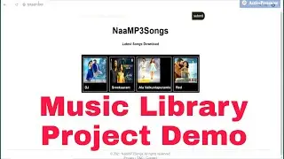 Music Library download project || by WebTechPoint
