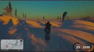 Snocross race.