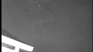 Watec 902H2 CCTV camera video of night sky