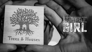 Beautiful Girl by Trees and Houses