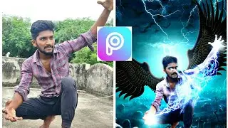 Picsart dark night editing //picsart 2020 editing // Picsart thor editing // Telugu //#shaikaffubhai