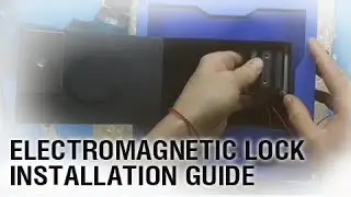 Electromagnetic lock installation guide. How to install build-in mag.lock?! Instruction