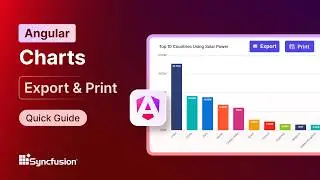 Angular Charts: Export and Print Feature Walkthrough