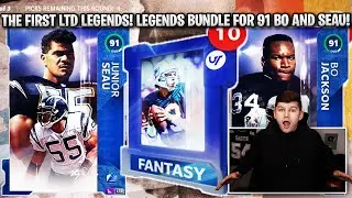 THE FIRST LTD LEGENDS! 91 BO JACKSON AND JUNIOR SEAU! LEGENDS BUNDLE! | MADDEN 21 ULTIMATE TEAM